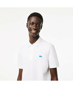 「LACOSTE」 半袖ポロシャツ 4 ホワイト メンズ