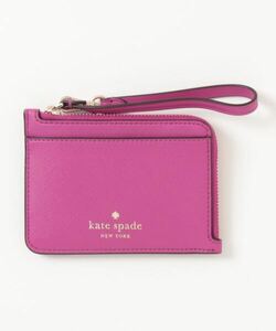 「kate spade new york」 カードケース ONESIZE パープル レディース_画像1