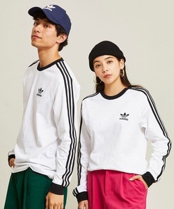 「adidas」 長袖Tシャツ X-LARGE ホワイト メンズ