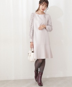 「PROPORTION BODY DRESSING」 長袖ワンピース MEDIUM ベージュ レディース