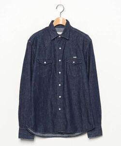 「Maison Kitsune」 長袖シャツ S ネイビー メンズ