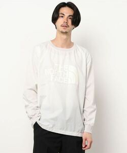 「THE NORTH FACE PURPLE LABEL」 長袖Tシャツ LARGE ライトグレー メンズ