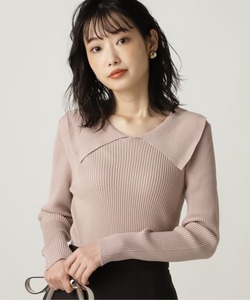 「NATURAL BEAUTY BASIC」 長袖ニット MEDIUM ピンク レディース