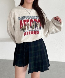 「apres jour mignon」 スウェットカットソー X-LARGE ナチュラル レディース