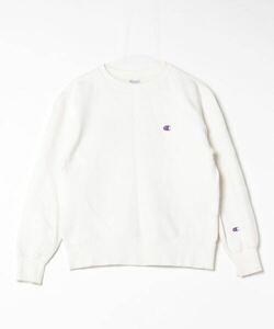 「Champion」 スウェットカットソー MEDIUM ホワイト メンズ