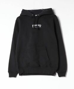 「THRASHER」 プルオーバーパーカー MEDIUM ブラック×ホワイト メンズ