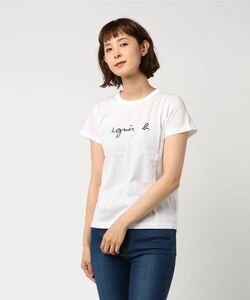「agnes b.」 半袖Tシャツ 2 ホワイト レディース