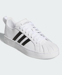 「adidas」 ローカットスニーカー 23.0cm ブラック レディース_画像1