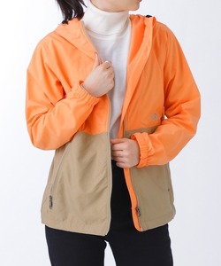 「THE NORTH FACE」 ジップアップブルゾン LARGE オレンジ レディース_画像1