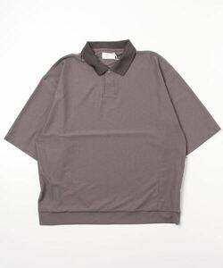 「green label relaxing」 7分袖ポロシャツ L ダークグレー メンズ