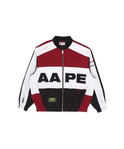 「AAPE BY A BATHING APE」 ナイロンブルゾン SMALL バーガンディー メンズ