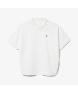 「LACOSTE」 半袖ポロシャツ 34 ホワイト レディース