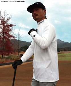 「LUXE/R GOLF」 長袖Tシャツ LARGE ホワイト メンズ