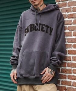 「Subciety」 プルオーバーパーカー MEDIUM ブラック メンズ