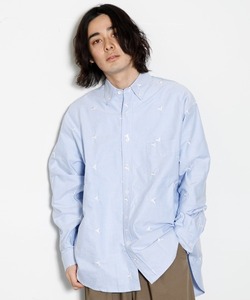 「AMERICAN RAG CIE」 長袖シャツ M サックスブルー メンズ