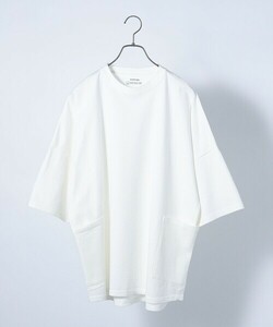 「SHIPS any」 半袖Tシャツ LARGE ホワイト メンズ