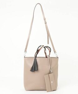 「GIANNI CHIARINI」 2WAYバッグ - ベージュ レディース