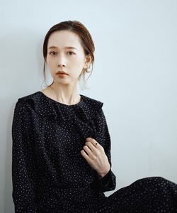 「URBAN RESEARCH ROSSO WOMEN」 長袖ワンピース 38 ブラック レディース