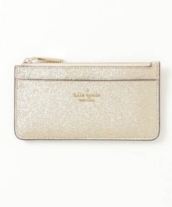 「kate spade new york」 カードケース ONESIZE イエロー レディース