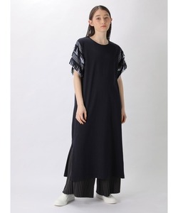 「ZUCCa」 半袖ワンピース M size ネイビー レディース