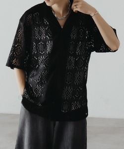 「epnok」 半袖シャツ SMALL ブラック メンズ