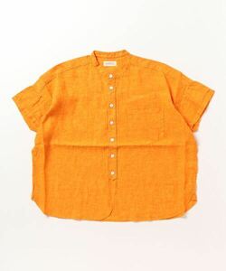 「BEAMS BOY」 半袖ブラウス ONE SIZE オレンジ レディース