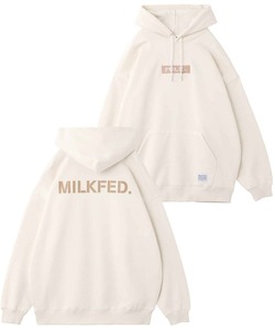 「MILKFED.」 プルオーバーパーカー ONE SIZE オフホワイト レディース