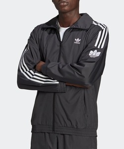 「adidas」 ブルゾン LARGE ブラック メンズ