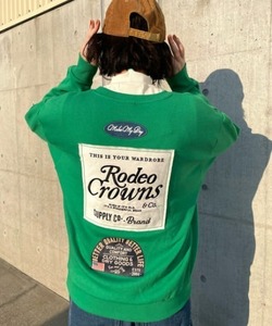 「RODEO CROWNS WIDE BOWL」 スウェットカットソー FREE グリーン レディース