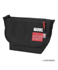 「Manhattan Portage」 メッセンジャーバッグ「MARVELコラボ」 SMALL ブラック メンズ