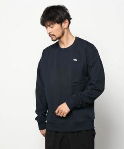 「DIESEL」 スウェットカットソー SMALL ネイビー メンズ