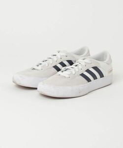 「adidas」 ローカットスニーカー 24.5cm ブルー メンズ