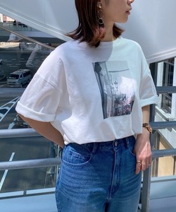 「mysty woman」 半袖Tシャツ FREE アイボリー レディース