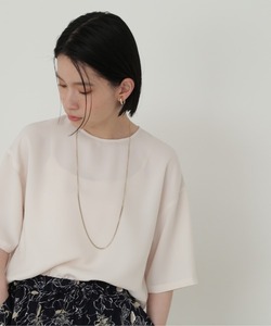 「NATURAL BEAUTY BASIC」 7分袖ブラウス MEDIUM オフホワイト レディース