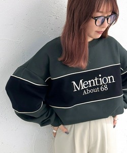 「apres jour mignon」 スウェットカットソー X-LARGE グリーン系その他 レディース