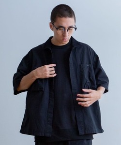 「Universal Style Wear」 半袖シャツ LARGE ブラック メンズ
