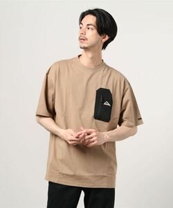 「KELTY」 半袖Tシャツ LARGE ベージュ メンズ