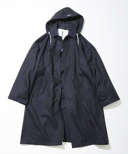 「NAUTICA」 ステンカラーコート LARGE ネイビー メンズ