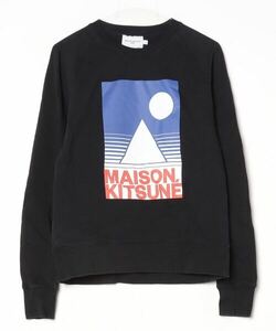 「Maison Kitsune」 スウェットカットソー L ブラック レディース