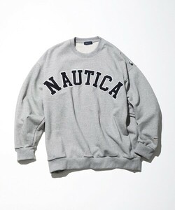 「NAUTICA」 スウェットカットソー MEDIUM グレー メンズ