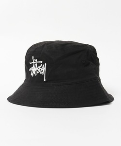 「STUSSY」 ハット S/M ブラック メンズ