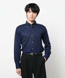 「WORK TRIP OUTFITS GREEN LABEL RELAXING」 長袖シャツ X-LARGE ネイビー メンズ