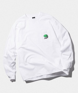 「HUF」 長袖Tシャツ SMALL ホワイト メンズ_画像1