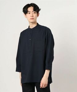 「B:MING by BEAMS」 7分袖シャツ LARGE ネイビー メンズ