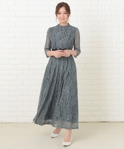 「Lace Ladies」 7分袖ワンピース S ミント レディース