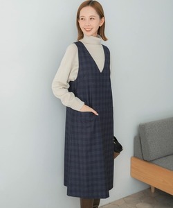 「URBAN RESEARCH ROSSO WOMEN」 サロペットスカート 38 ネイビー レディース_画像1