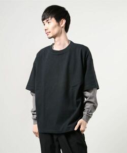 「coen by Mr.SZK」 長袖Tシャツ MEDIUM ブラック メンズ