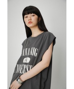 「AZUL BY MOUSSY」 ノースリーブトップス FREE チャコールグレー レディース