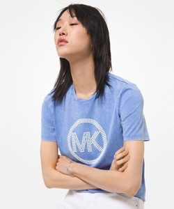 「MICHAEL KORS」 半袖Tシャツ X-SMALL ブルー系その他 レディース