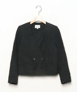 「Steven Alan」 ノーカラージャケット SMALL ブラック レディース